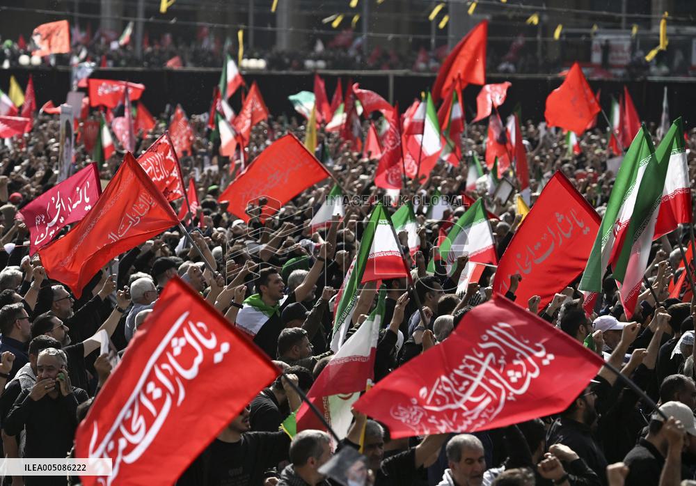 Funeral for Iran's ex-leader Khamenei