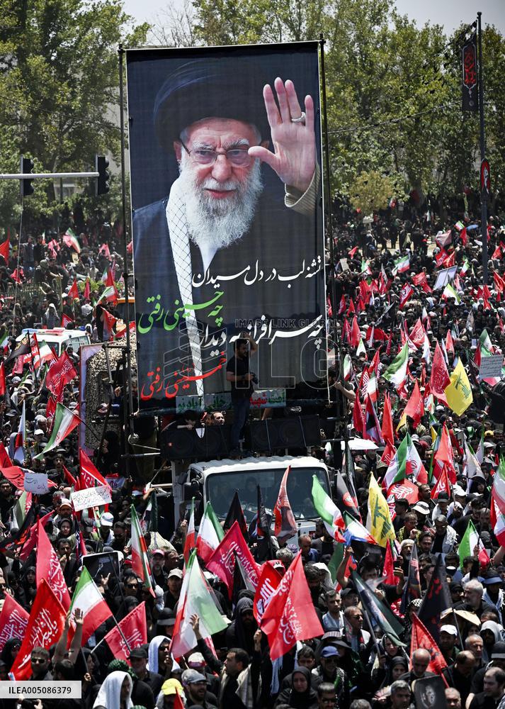Funeral for Iran's ex-leader Khamenei
