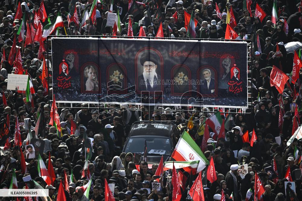 Funeral for Iran's ex-leader Khamenei