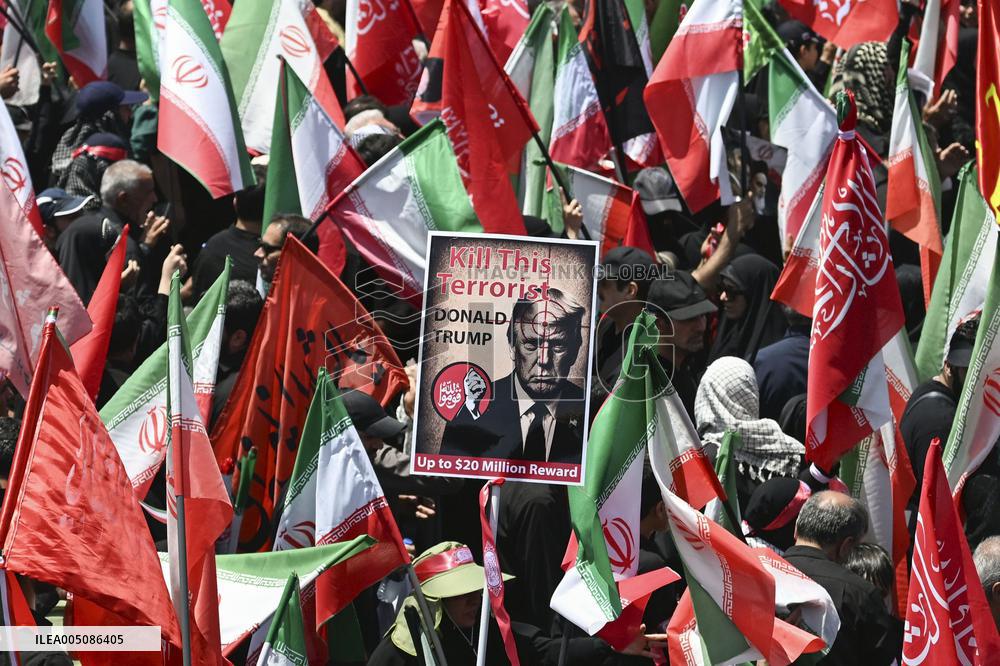 Funeral for Iran's ex-leader Khamenei