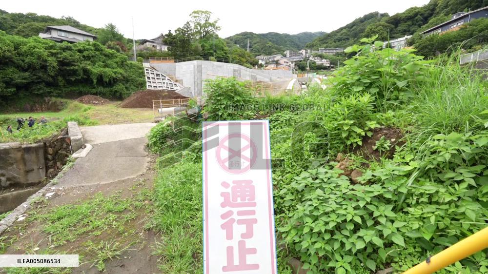 5th anniversary of Atami landslide