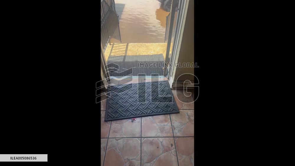 US: Severe Flooding Swamps New Jersey Streets
