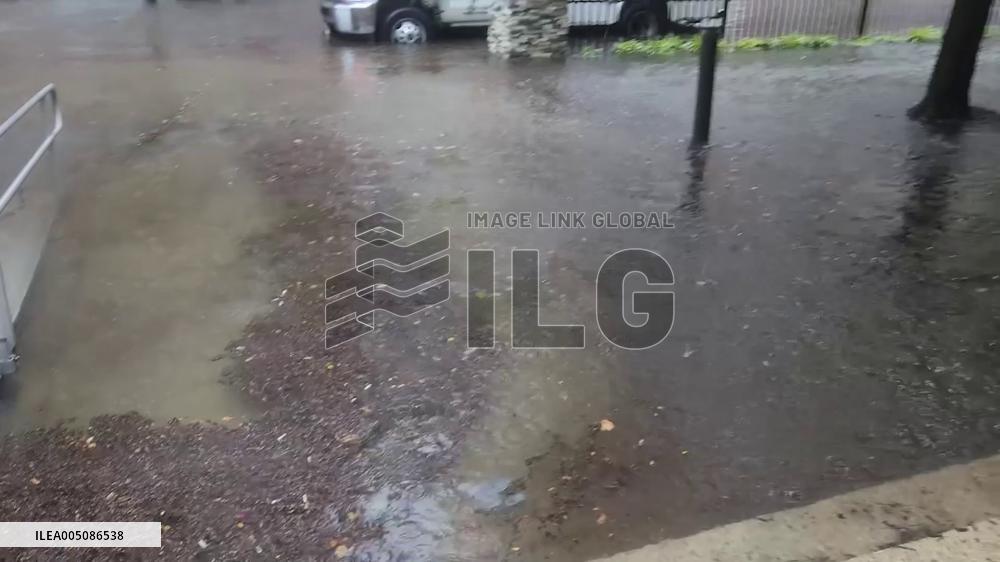 US: Severe Flooding Swamps New Jersey Streets 2