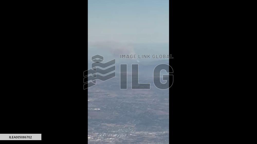 US: Volcano Fire Forces Evacuations in Riverside County, California