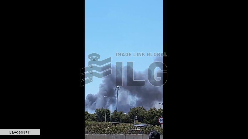 Spain: Truck Fire at Mercapalma Near Palma Airport Prompts Residents to Evacuate