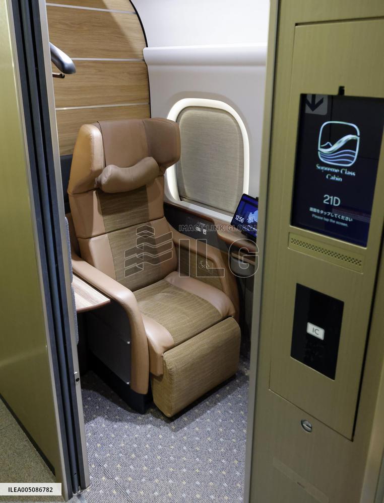 Private room for shinkansen bullet trains