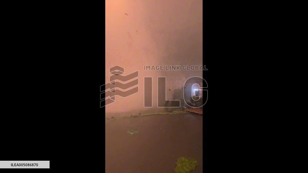 China: Deadly Tornado Forms Over Lake in Ezhou