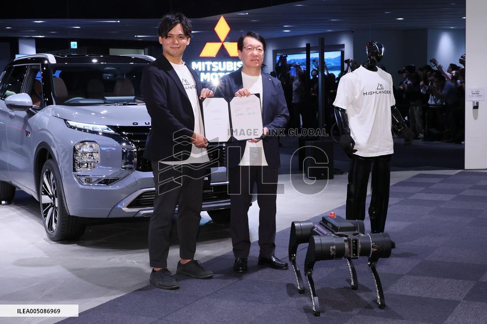 Mitsubishi Motors and Highlanders Joint Press Conference