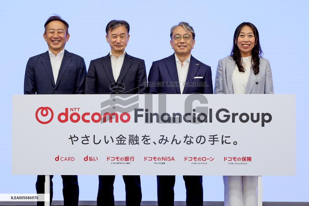 Press Conference on the Establishment of NTT Docomo Financial Group