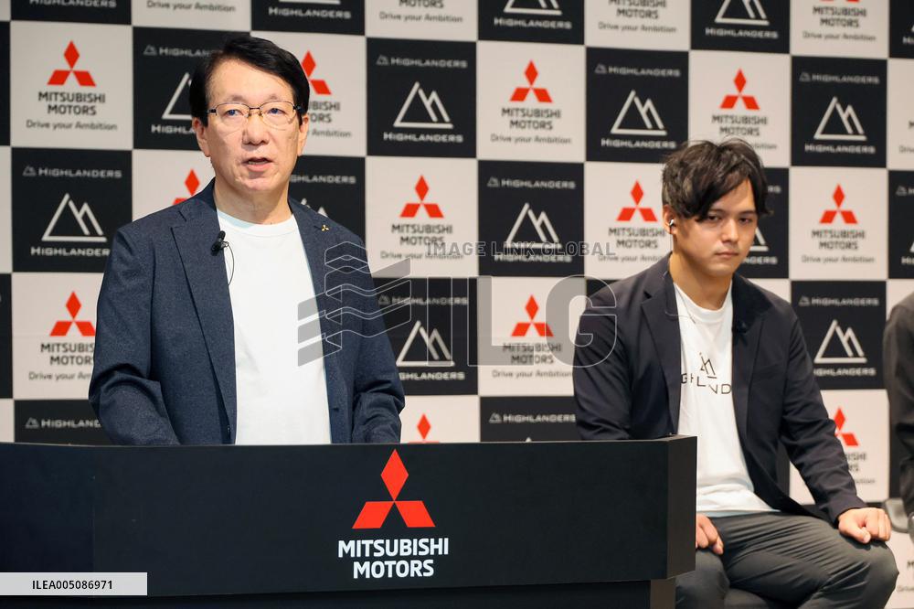 Mitsubishi Motors and Highlanders Joint Press Conference