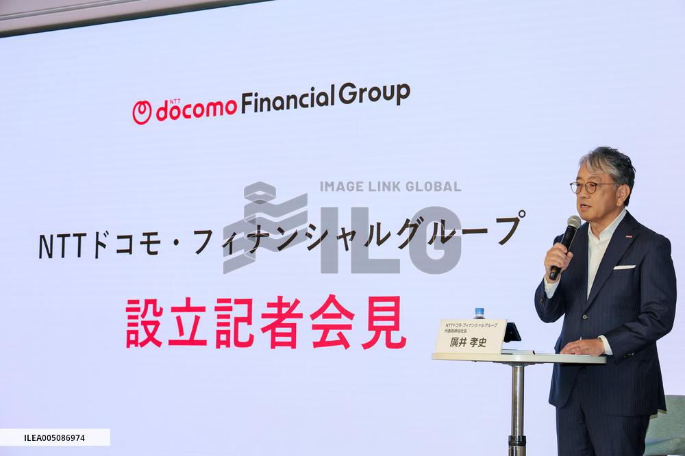 Press Conference on the Establishment of NTT Docomo Financial Group