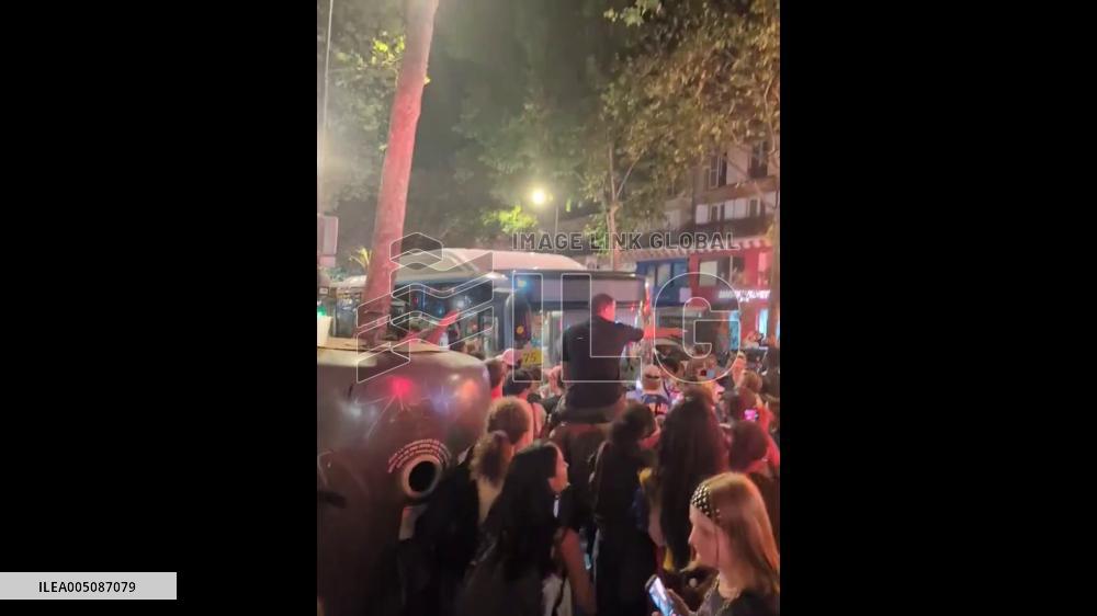 World Cup 2026 – France Fans Celebrate After Win Over Morocco