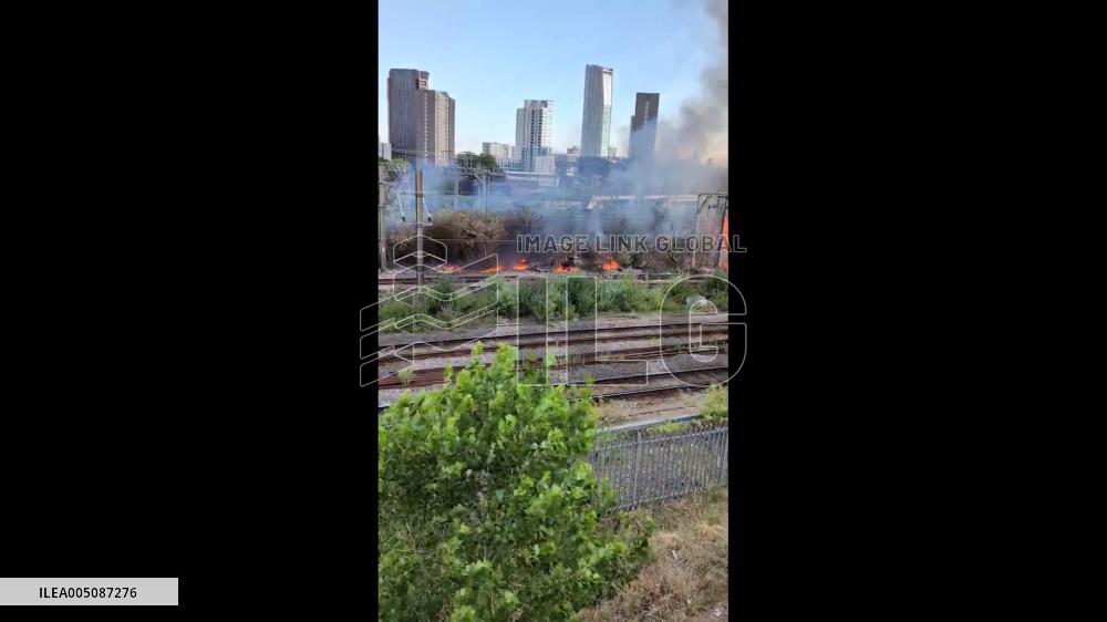 UK: Trackside Fire Forces Closure of London’s Stratford Station 2
