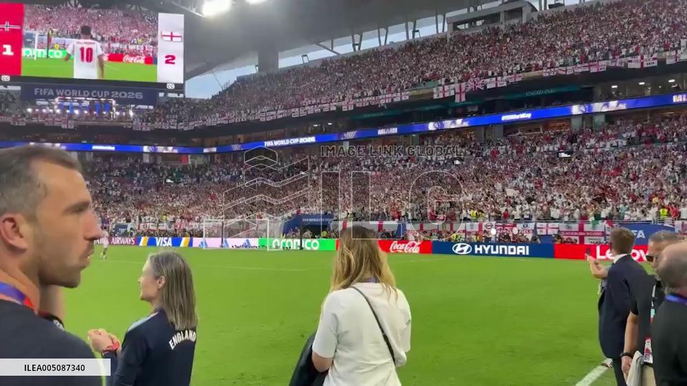 World Cup 2026 – US: England Fans Sing “Wonderwall” at Stadium After Quarterfinals Win