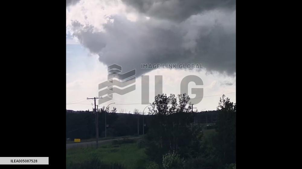 Canada: Tornado Spotted in Onion Lake, Saskatchewan