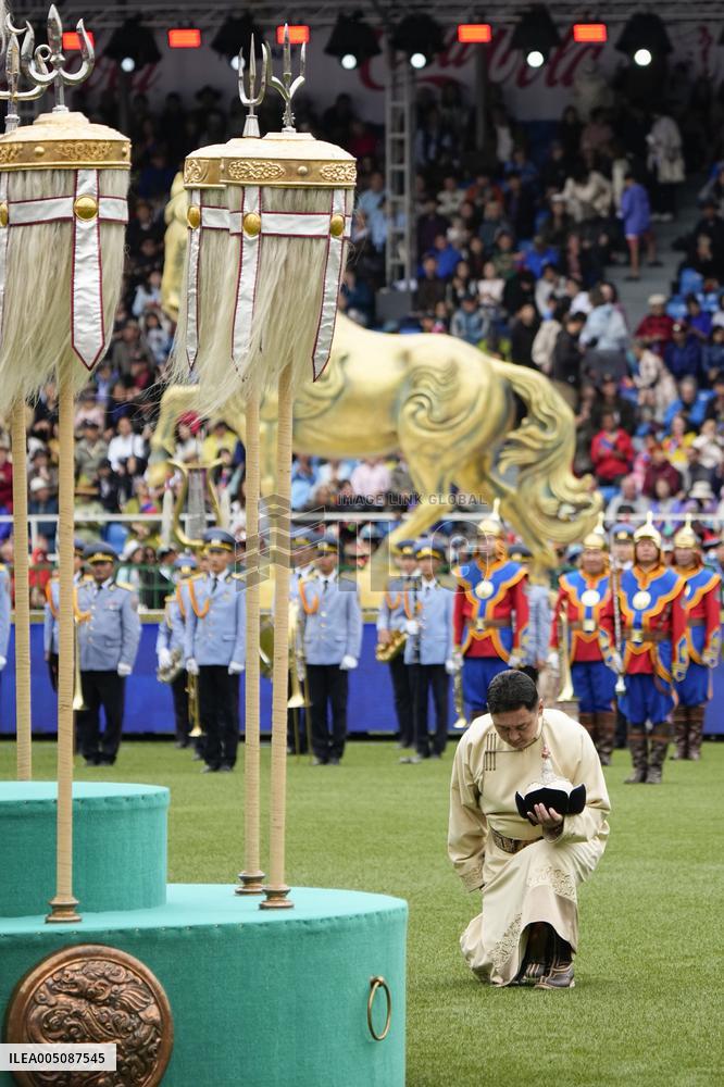 Naadam sport festival in Mongolia