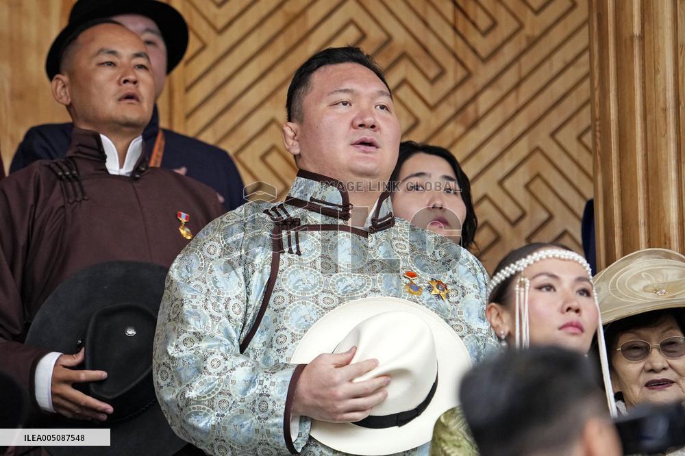 Naadam sport festival in Mongolia