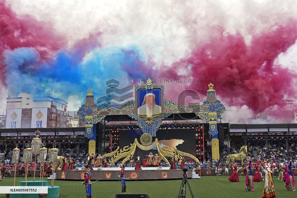 Naadam sport festival in Mongolia