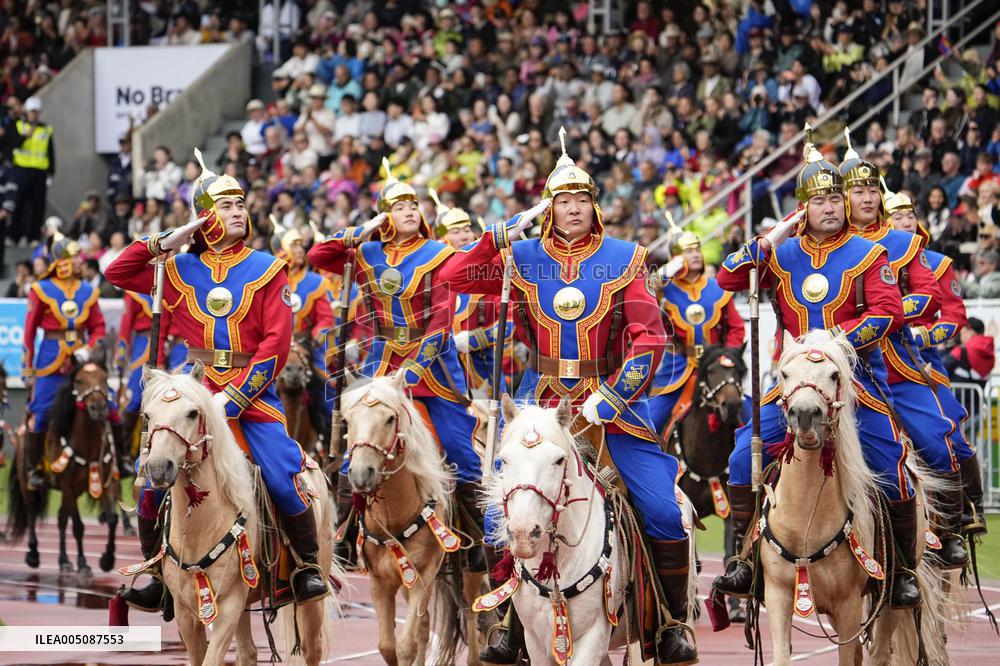 Naadam sport festival in Mongolia