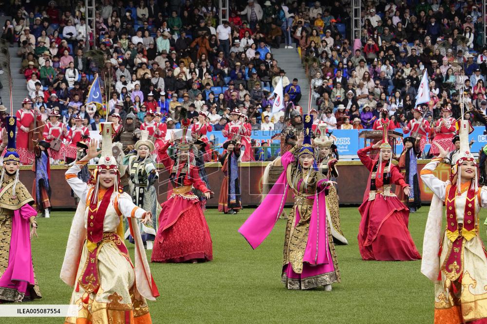Naadam sport festival in Mongolia