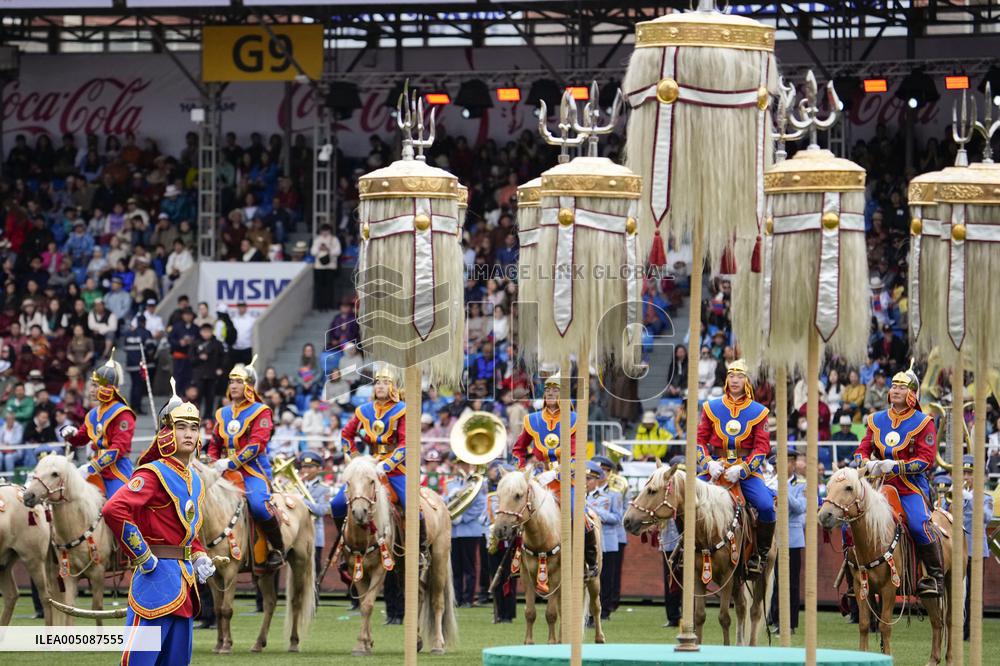 Naadam sport festival in Mongolia