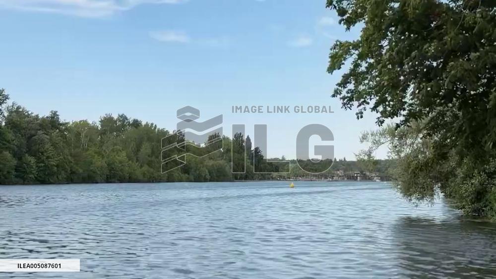 France: Water-Scooping Operation Continues on Seine Near Fontainebleau