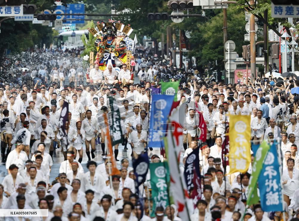 Hakata Gion festival in Fukuoka