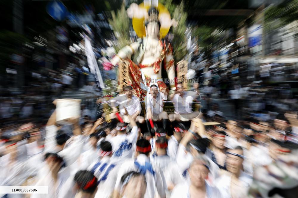Hakata Gion festival in Fukuoka