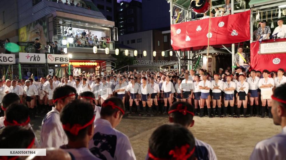 [Breaking News]Hakata Gion Yamakasa Festival in Fukuoka