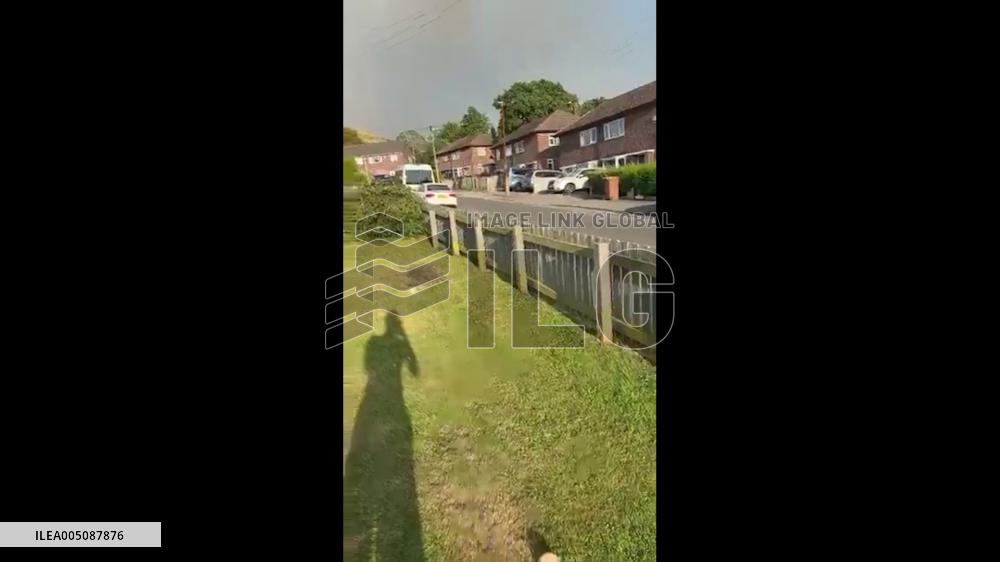 UK: Smoke From Dovestone Reservoir Fire Spreads Through Greater Manchester 2