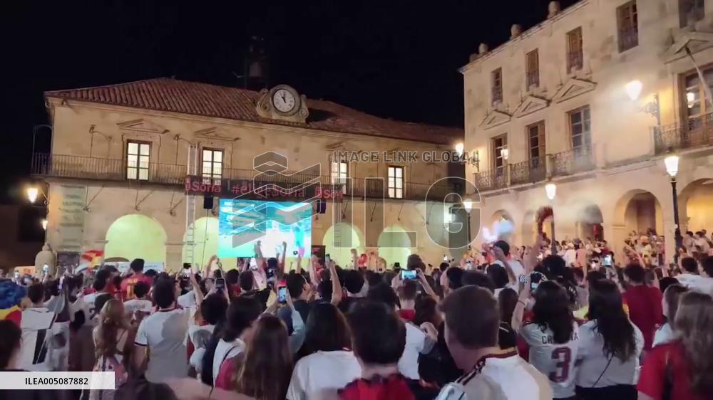 World Cup 2026 – Spain Fans Celebrate World Cup Final Berth After Beating France 2
