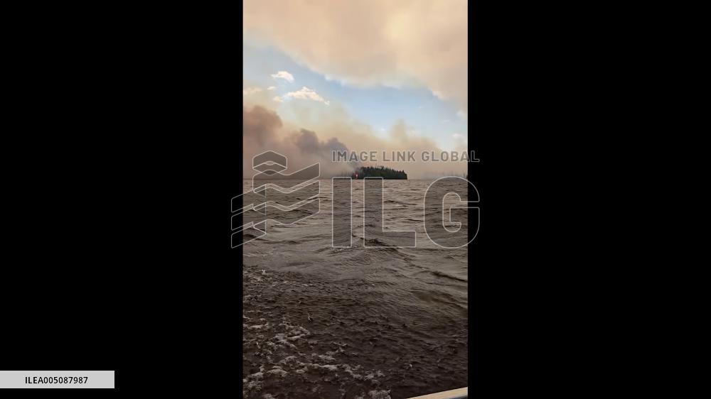 Canada: Wildfires Force Evacuations Across Northwestern Ontario 2