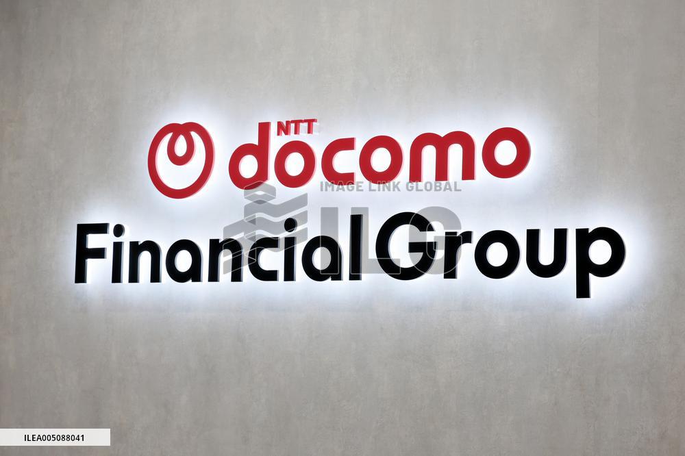 NTT DOCOMO Financial Group Sign and Logo