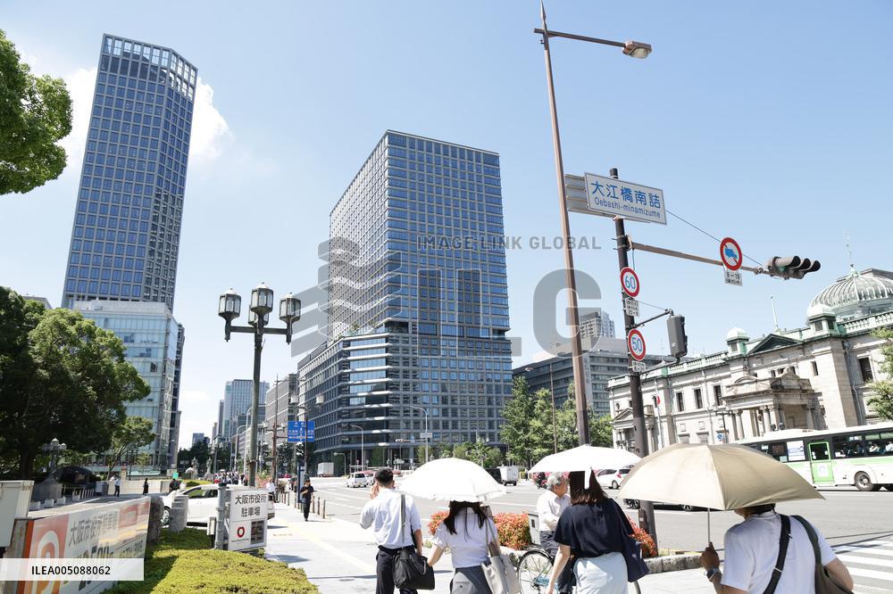 Yodoyabashi Gate Tower, which had its grand opening on July 9