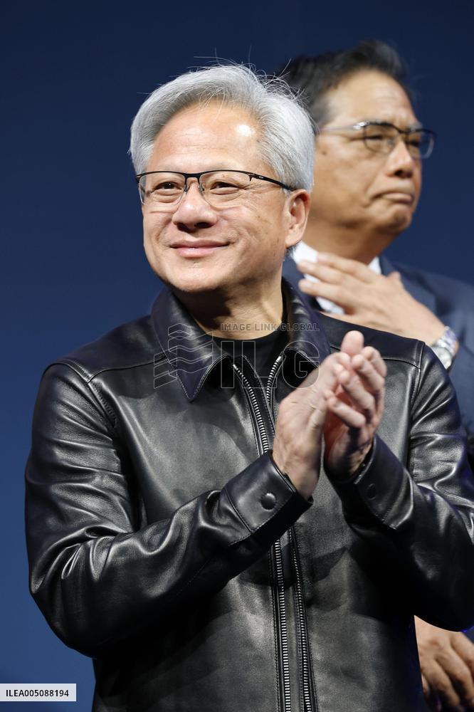 Nvidia CEO Huang in Tokyo