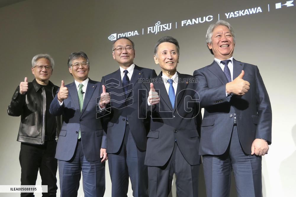 Nvidia CEO Huang in Tokyo