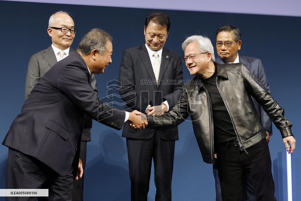 Nvidia CEO Huang in Tokyo