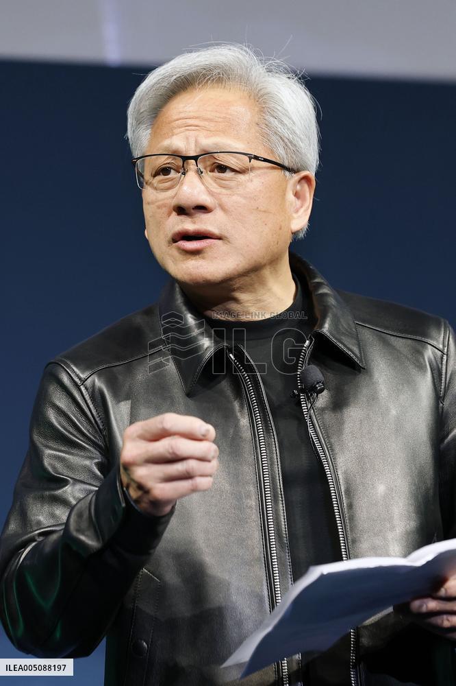 Nvidia CEO Huang in Tokyo