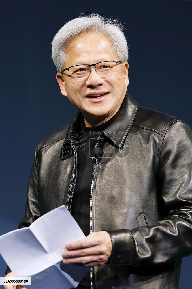 Nvidia CEO Huang in Tokyo