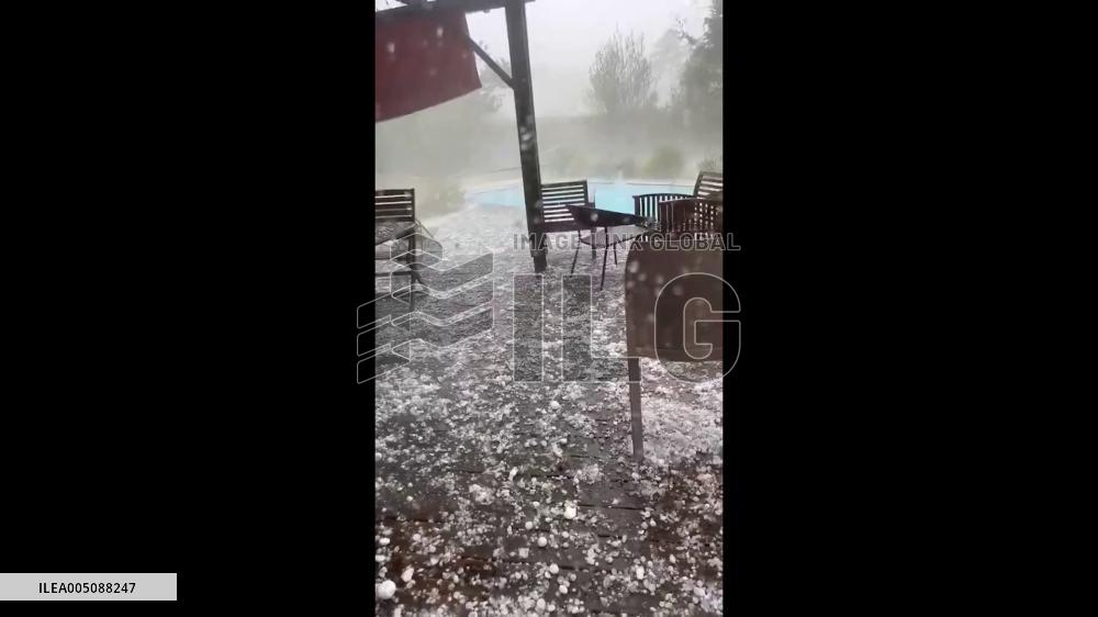 France: Violent Storm Strikes Loire, Bringing Tornado and Giant Hail