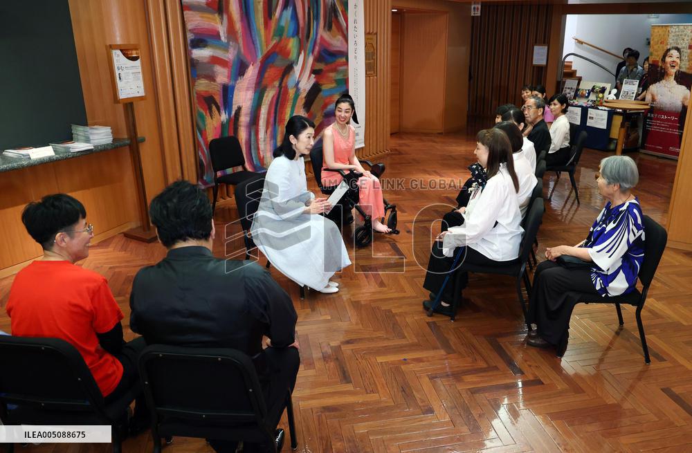 Crown Princess Kiko attends charity concert