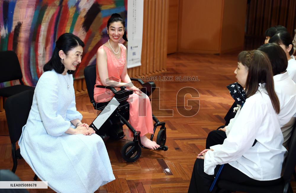Crown Princess Kiko attends charity concert