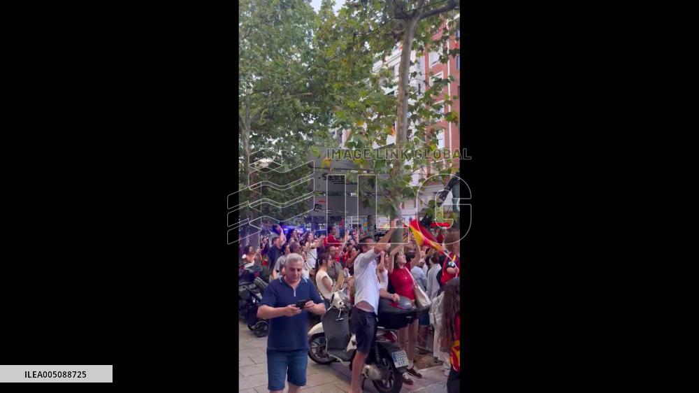 Spain: Nearly Two Million Gather in Madrid for World Cup Victory Parade