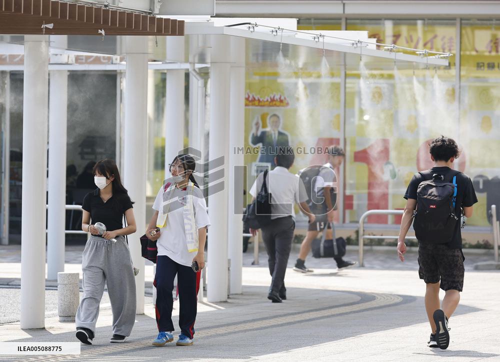 Summer heat in Japan