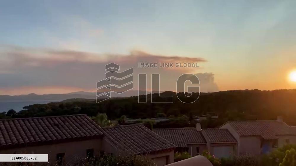 France: Wildfire Erupts in Pontevès, Burning More Than 2,500 Hectares