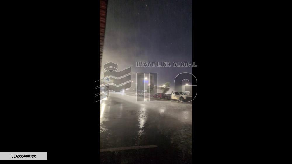 US: Thunderstorms Bring Heavy Rain to Loveland, Colorado