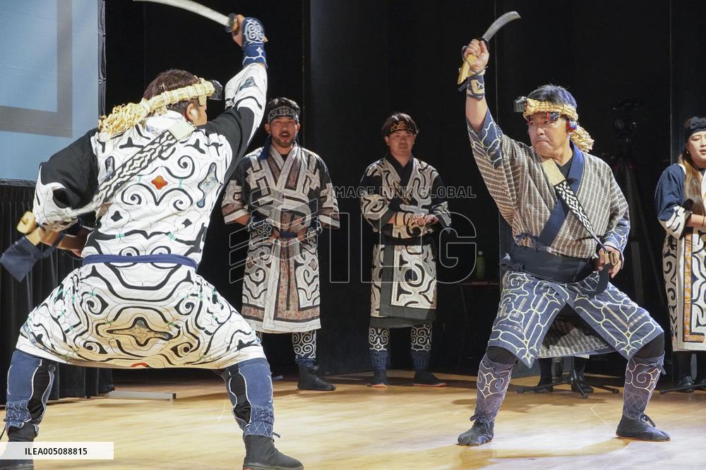 Ainu festival in New York