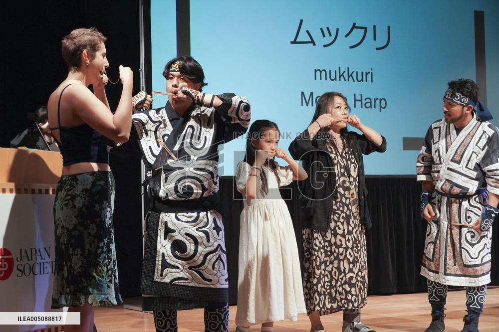 Ainu festival in New York