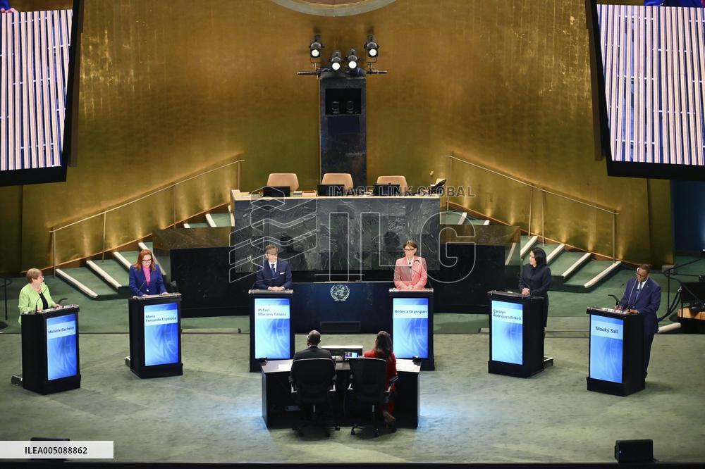 U.N. Secretary General candidates' debate