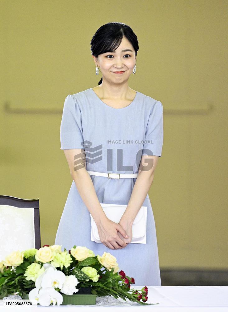 Princess Kako at high school equestrian competition